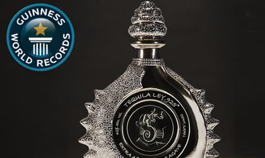 世界上最貴的酒 Tequila Ley 925售價350萬美元