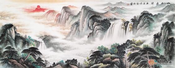 客廳適合掛什么畫 山水畫打造不一樣的生活品味