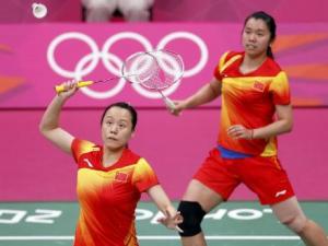倫敦奧運(yùn)中國22金 田卿/趙蕓蕾奪羽毛球女雙金牌