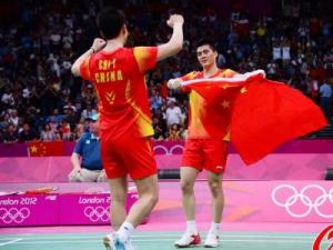 倫敦奧運中國第28金 男雙蔡赟/傅海峰完勝奪冠
