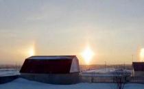 ?俄羅斯現罕見幻日奇觀“三日凌空”驚呆眾民