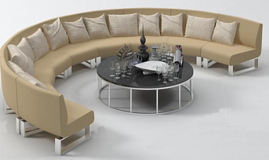 半圓形卡座沙發(fā)的特點是什么?