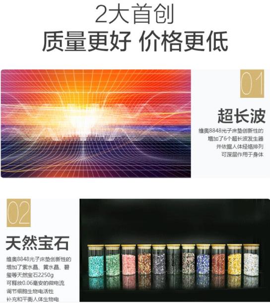 維奧8848發(fā)布第五代光子能量床