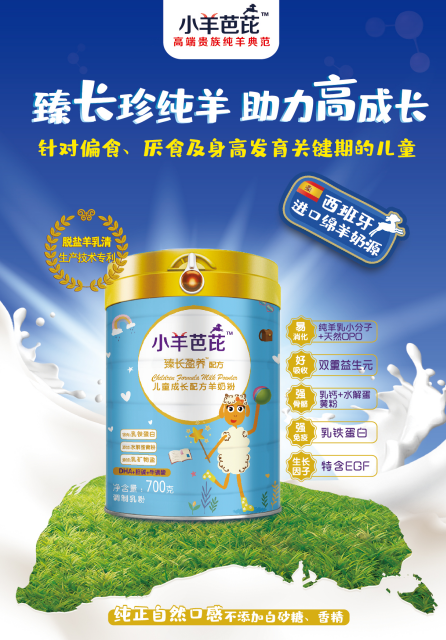 小羊芭芘——西班牙進口“貴族純羊典范，眼明腦聰長的高”