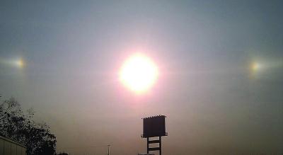 江蘇上海天空3個太陽,南京晴天倒掛微笑彩虹,專家稱不是末日是幻日